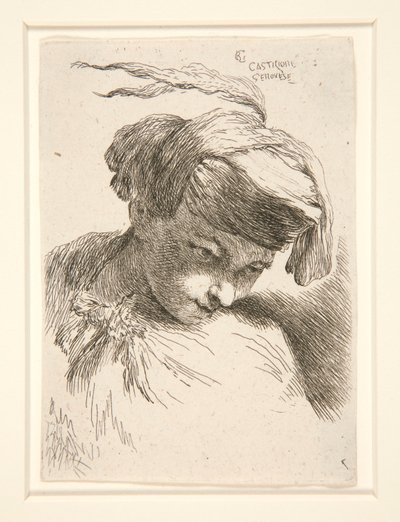 Figure avec la tête appuyée sur l
