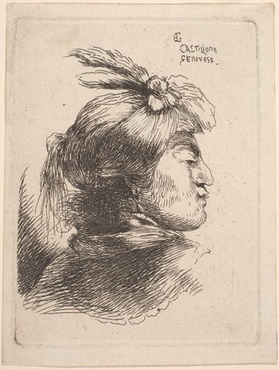 Petite Tête Orientale - Giovanni Benedetto Castiglione