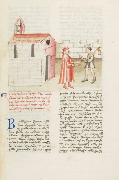 Décaméron, Le sérail du muet - Masetto da Lamporecchio arrivant au monastère, Troisième journée, nouvelle 1. - Giovanni Boccaccio