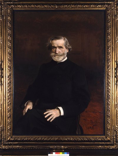 Portrait de Giuseppe Verdi (1813 - 1901), compositeur italien par Giuseppe Boldini. Casa di riposo per musicisti G. Verdi - Giovanni Boldini