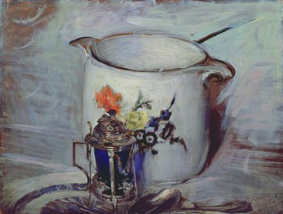 Nature morte avec pot de moutarde et pichet - Giovanni Boldini