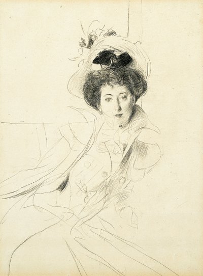 Étude de la princesse Niscemi - Giovanni Boldini