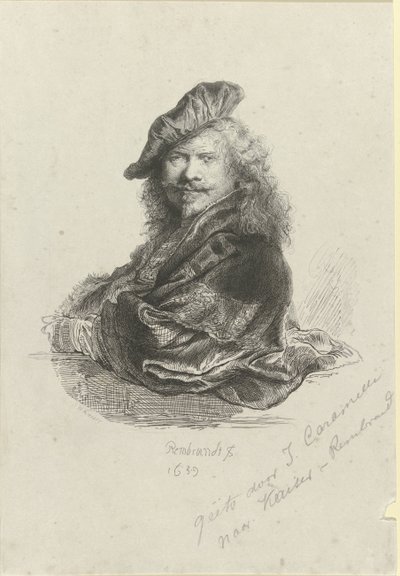 Portrait de Rembrandt Harmensz. van Rijn - Giovanni Caramelli