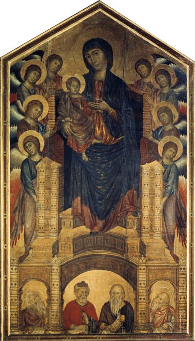 La Madone en majesté Maestà, 1285-1286 - Giovanni Cimabue