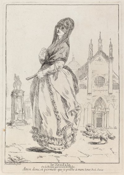 Le Zendale (Femme en capuche, ou la femme revenant de l