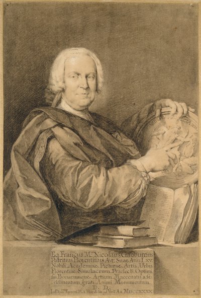 Portrait du Cavaliere Francesco Maria Niccolò Gabburri - Giovanni Domenico Ferretti