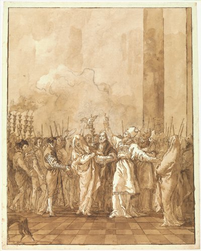 Die Verlobung der Jungfrau - Giovanni Domenico Tiepolo
