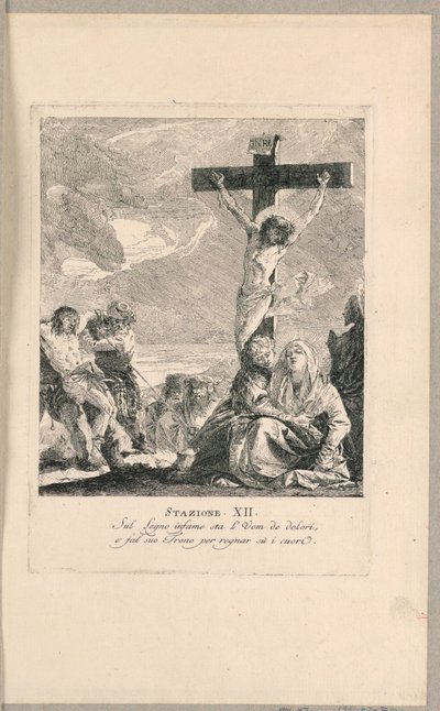 Via crucis - Station XII, La Crucifixion - Giovanni Domenico Tiepolo