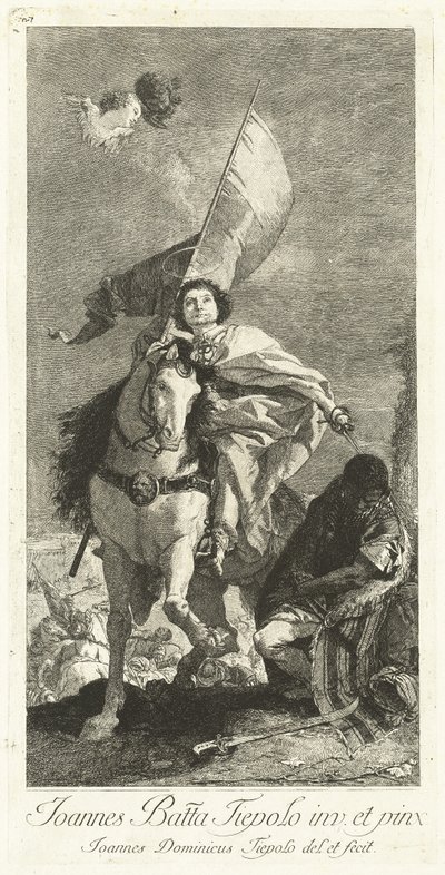 Saint Jacques de Compostelle - Giovanni Domenico Tiepolo after Giovanni Battista Tiepolo