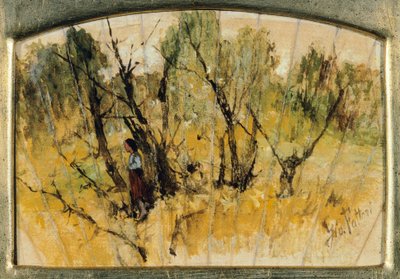 Forêt avec une figure, l