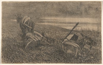 Petits ânes au repos - Giovanni Fattori