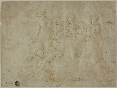 La Découverte de Moïse - Giovanni Francesco Penni