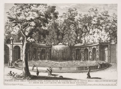 Fontaine de la Sibylle Tiburtine - Giovanni Francesco Venturini