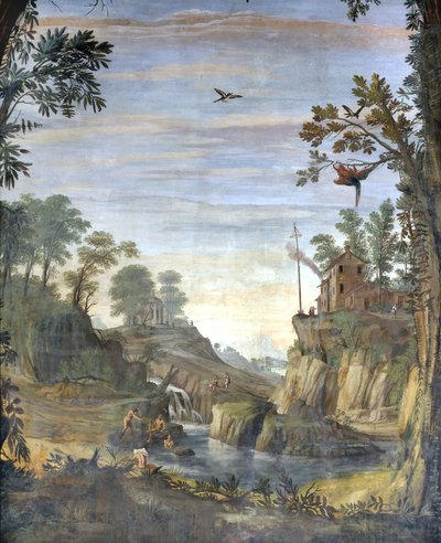 Paysage et baigneurs - Giovanni Ghisolfi