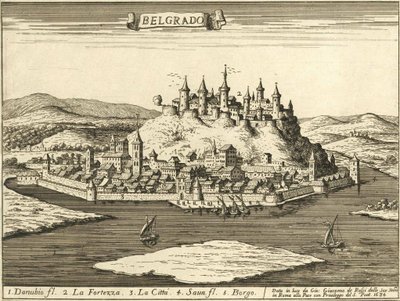 Château de Belgrade (Giovanni Giacomo De Rossi, 1683) - Giovanni Giacomo De Rossi