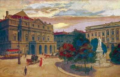 Milan : Piazza et Teatro della Scala - Giovanni Guerzoni
