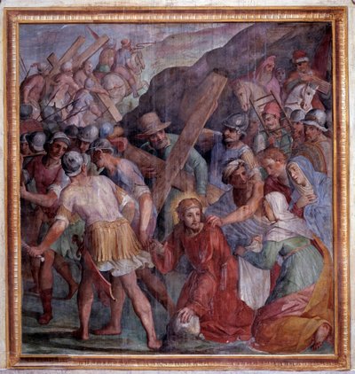Passion du Christ : La Chute sur le chemin du Calvaire - Giovanni Il Cosci Balducci
