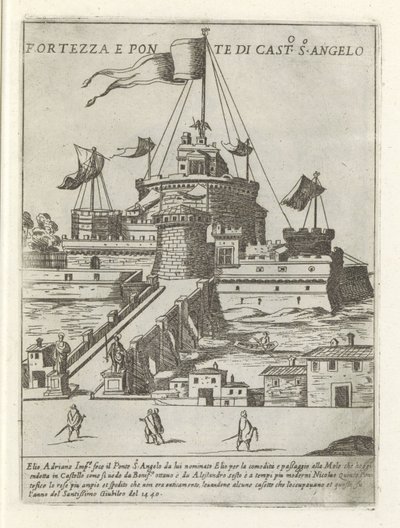 Château Saint-Ange et le pont Saint-Ange - Giovanni Maggi