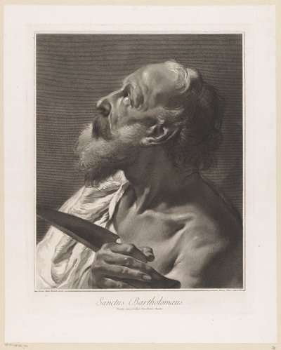 Apôtre Barthélemy (Sanctus Bartholomaeus) - Giovanni Marco Pitteri