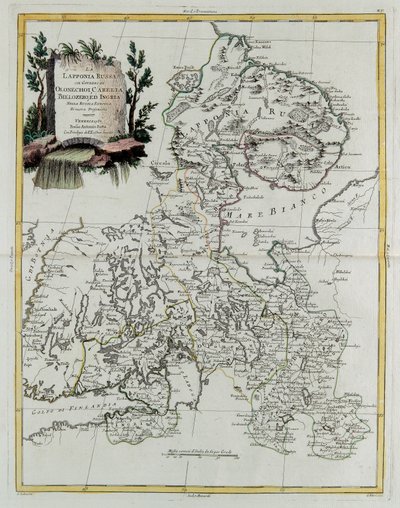 La Laponie russe avec les gouvernements d