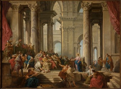 Le Christ parmi les docteurs - Giovanni Paolo Pannini