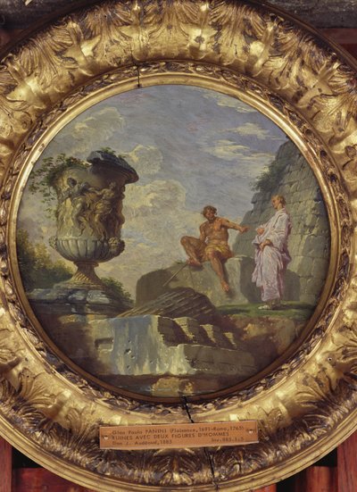Ruines avec deux hommes, vers 1750-60 - Giovanni Paolo Pannini