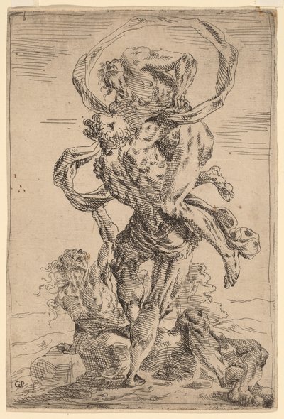 Hercule et Antée - Giovanni Pietro Possenti