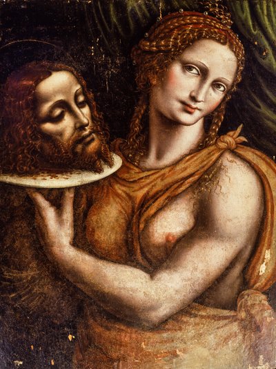 Salomé avec la tête de Jean-Baptiste (huile sur panneau) - Giovanni Pietro Rizzoli Giampietrino