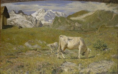 Pascoli di primavera, 1896 - Giovanni Segantini