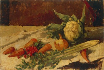 Nature morte avec des carottes - Giovanni Segantini