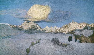 Triptyque des Alpes, mort, vers 1898 - Giovanni Segantini
