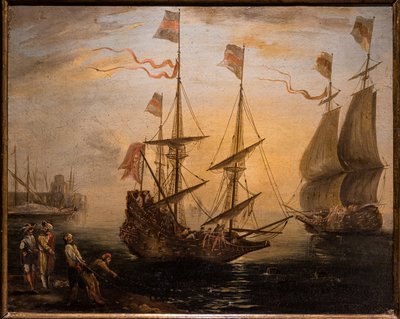 Marina et deux voiliers - Giovanni Signorini