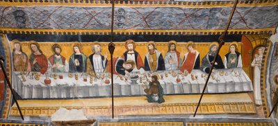 Histoires de la Passion du Christ : La Dernière Cène de Jésus avec les Disciples - Giovanni di Cherasco Botoneri