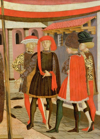 Frontal du Cassone Adimari (détail) - Giovanni di Ser Giovanni