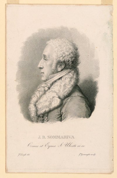 Portrait de J. B. Sommariva (1760-1826) - Giovita Garavaglia