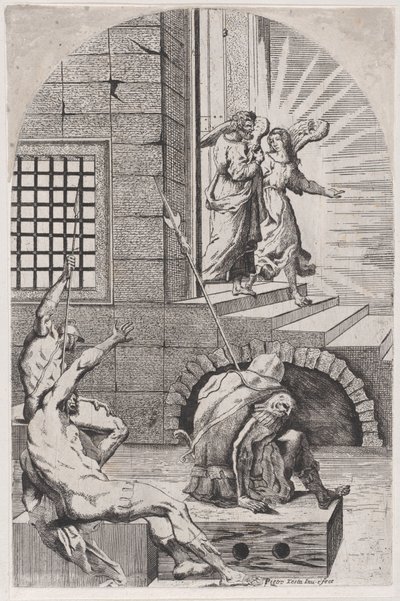 Saint Pierre libéré de prison par l