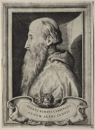 Portrait du cardinal Pietro Bembo - Giulio Bonasone