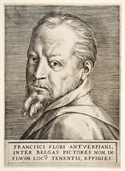 Portrait de Frans Floris - Giulio Bonasone