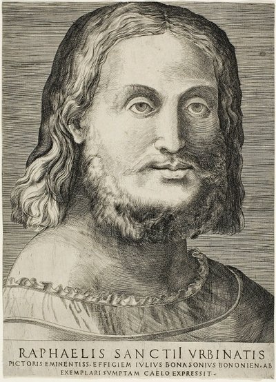 Portrait de Raphaël - Giulio Bonasone
