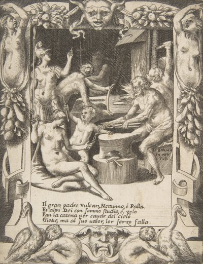 Vulcain, Neptune, Athéna et d