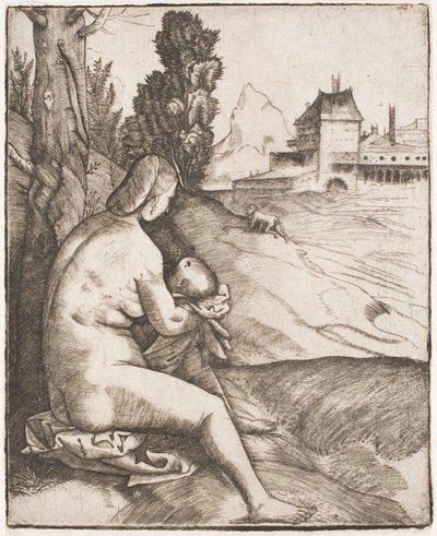 La pénitence de Saint Jean Chrysostome - Giulio Campagnola