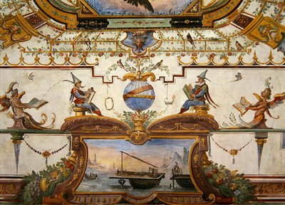 Panneau de plafond du Stanzino delle Matematiche - Giulio Parigi