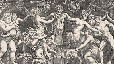 Sacrifice à Priape, c.1540 - Giulio Romano
