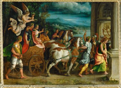Triomphe de Titus et de Vespasien ... - Giulio Romano