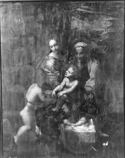 Madone et enfant avec les saints Élisabeth et Jean - Giulio Romano Raphael