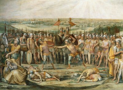 Combat entre les Horaces et les Curiaces - Giuseppe Cesari