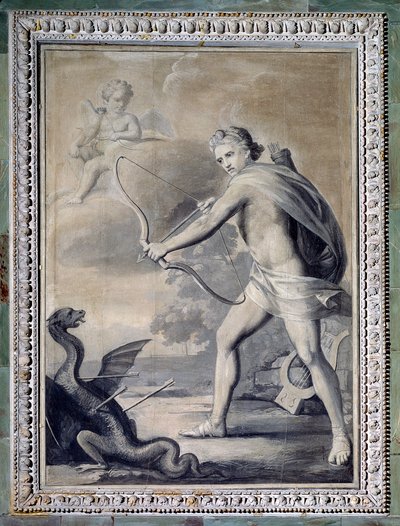 Apollon tuant le serpent Python - Giuseppe Bacigalupo