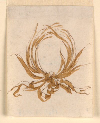 Cadre Circulaire de Branches Attachées avec un Ruban - Giuseppe Bernardino Bison