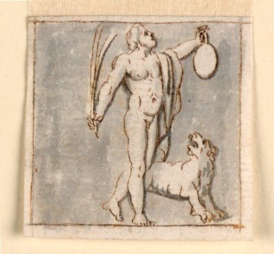 Dionysos avec panthère - Giuseppe Bernardino Bison
