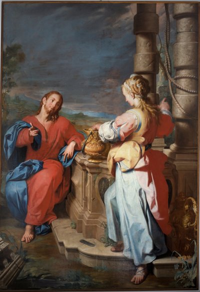 Jésus et la Samaritaine, vers 1722 - Giuseppe Castiglione